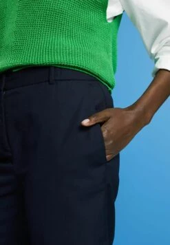 ESPRIT Mit Hohem Bund - Shorts - Navy -Esprit f7dfdecc0951433bbe32ed07db3eb1cb