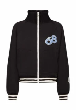 ESPRIT Sweater Met Rits - Black -Esprit f999a486bbfd4f1a8feabc17fb8b709e