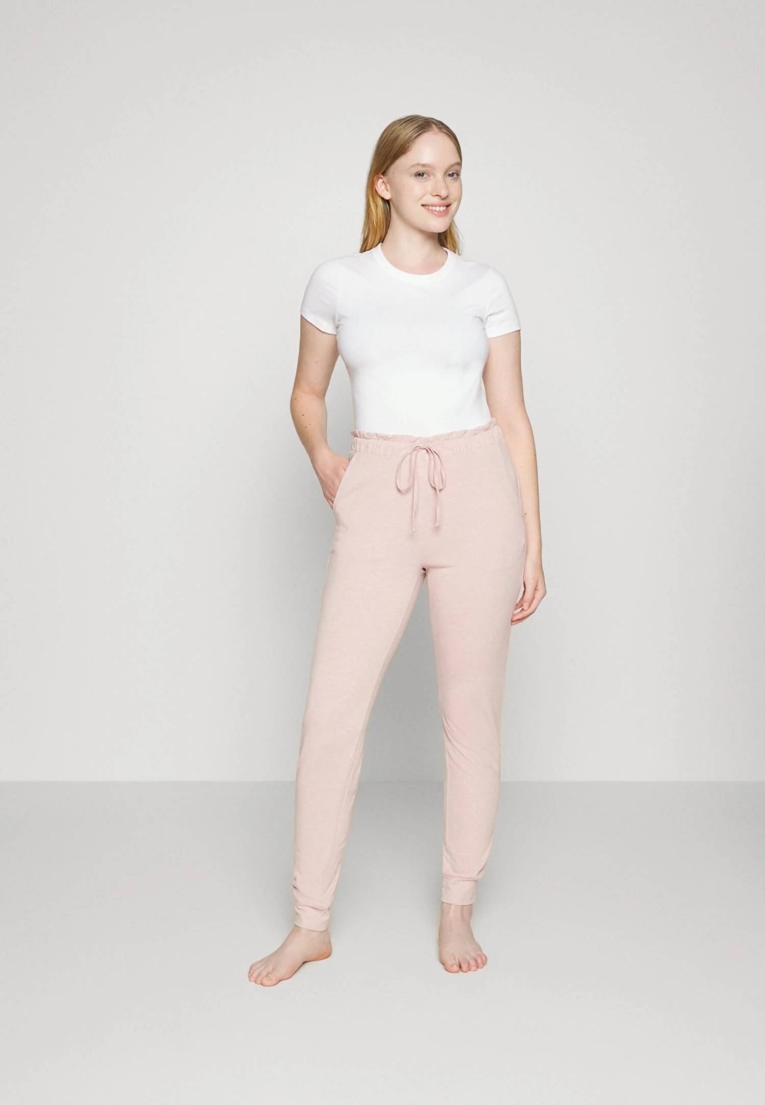 ESPRIT Cosy Melange Sus Single Long - Pyjamabroek - Old Pink 2 ESPRIT Cosy Melange Sus Single Long - Pyjamabroek - Old Pink - Afbeelding 2