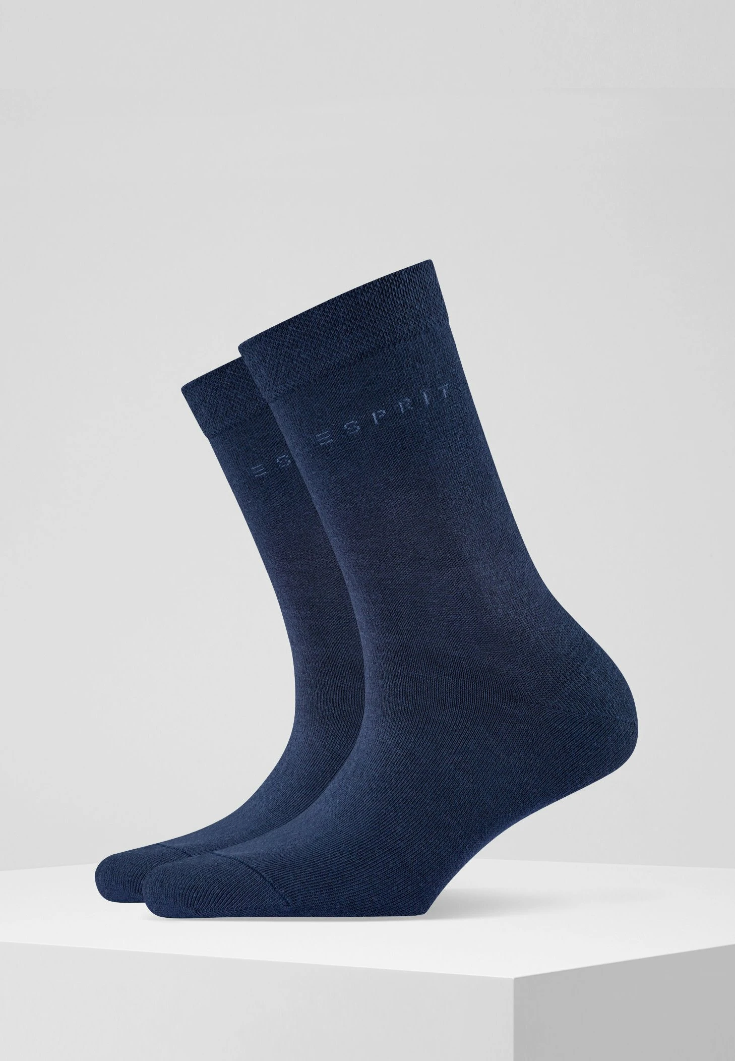 ESPRIT Basic Easy 2-Pack Uni - Sokken - Marine 2 ESPRIT Basic Easy 2-Pack Uni - Sokken - Marine - Afbeelding 2