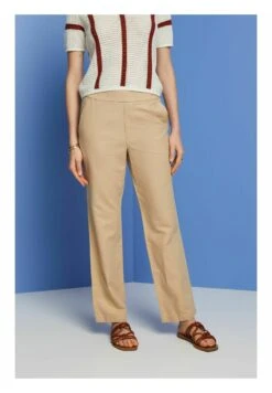 ESPRIT Broek - Sand -Esprit fd59257922c54d3aa66ff98a6520b6a7
