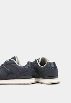 ESPRIT Material-Mix-Sneaker In - Sneakers Laag - Navy -Esprit ffebb9abe49b45399bd6967b79365e87